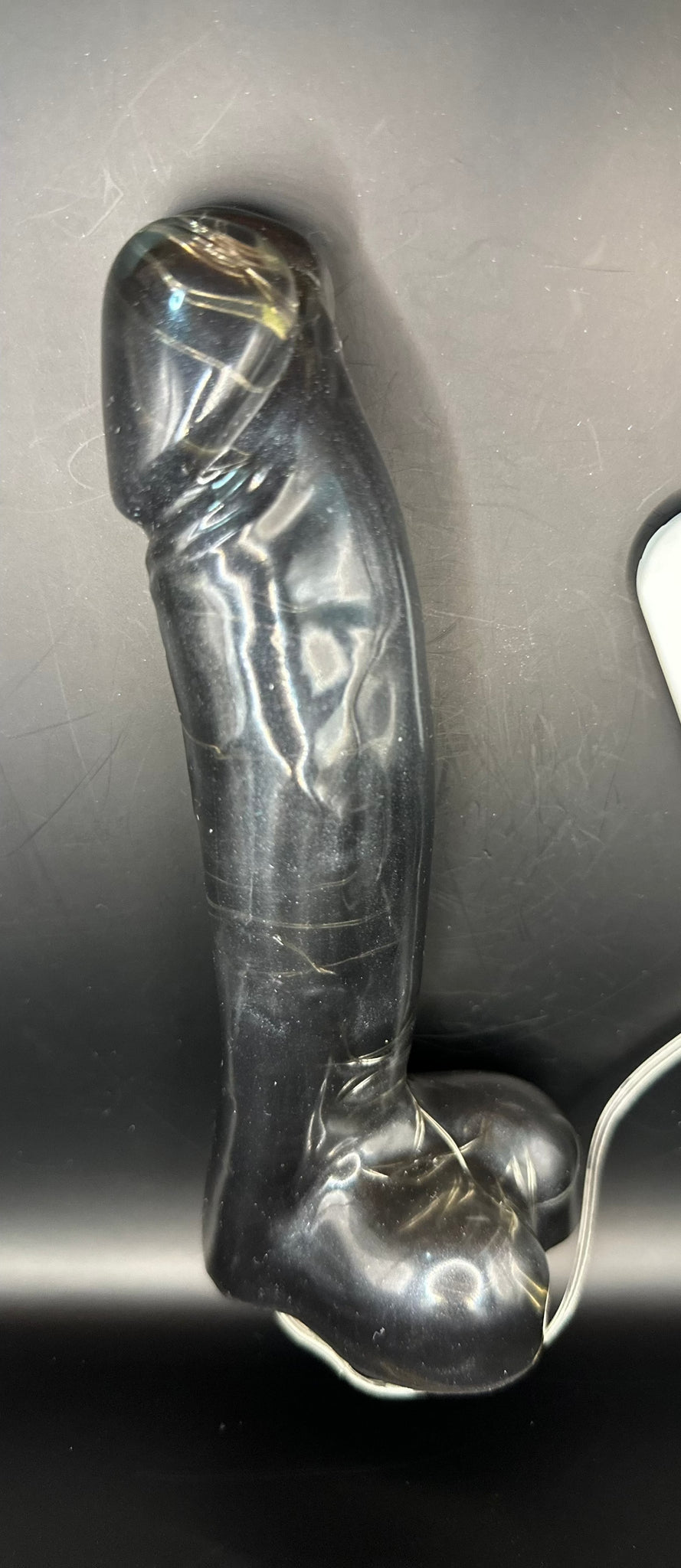 7-inch Penis - Back in Black with Colored Lights